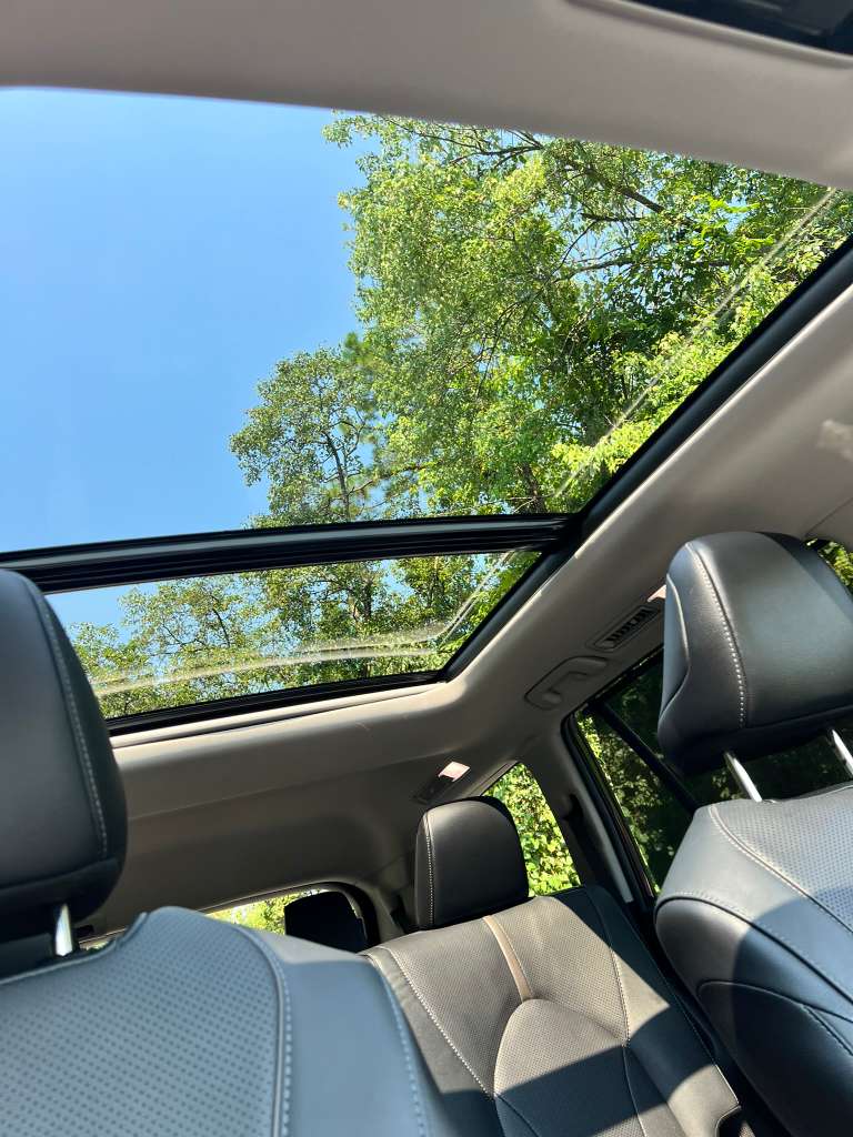 Highlander panoramic sunroof